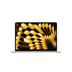 Apple MacBook Air 13" MC6A4LL/A (Early 2025) 13.6" Laptop Computer - Starlight; Apple M4 10-Core CPU; 24GB Unified Memory; 512GB Solid State Drive; 10-Core GPU