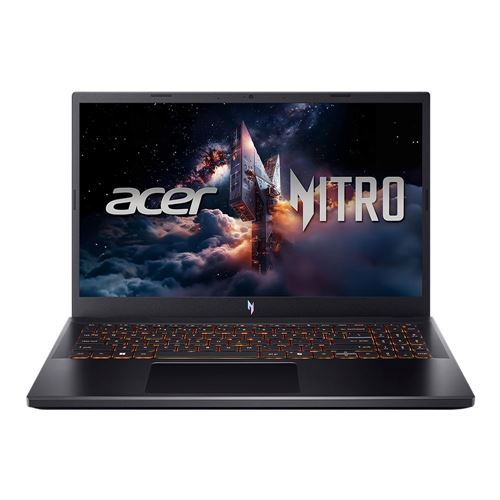 Acer Nitro V ANV15-52-574M 15.6" Gaming Laptop Computer - Obsidian Black; Intel Core i5 13th Gen 13420H 1.5GHz Processor; NVIDIA GeForce RTX 5050 8GB GDDR7; 16GB DDR4 RAM; 1TB Solid State Drive