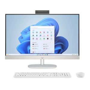 HP 24-cr1080 23.8" All-in-One Desktop Computer; 23.8" Full HD IPS Three-Sided Micro-Edge Anti-Glare Touch Display; Intel Core Ultra 7 155U 1.7GHz Processor; 16GB DDR5-5600 RAM; 1Tb Solid State Drive
