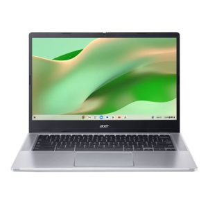 Acer Chromebook 314 CB314-4H-C29D 14" Laptop Computer - Pure Silver; Intel Processor N100 0.8GHz; 4GB LPDDR5 Onboard RAM; 128GB eMMC Storage; Intel UHD Graphics