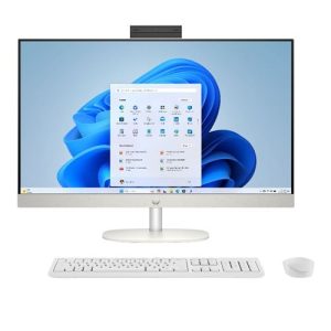 HP 27-cr2067c AI 27" All-in-One Desktop Computer (Refurbished); 27" FHD IPS Three-Sided Micro-Edge Touch Anti-Glare Display; Intel Core Ultra 7 255U 1.7GHz Processor; 32GB DDR5-5600 RAM; 1TB Solid State Drive