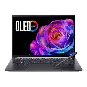 Acer Swift X 14 SFX14-73G-91QV 14.5" Laptop Computer - Titanium Gray; Intel Core Ultra 9 285H 2.7GHz Processor; NVIDIA GeForce RTX 5070 8GB GDDR7; 32GB LPDDR5X Onboard RAM; 1TB Solid State Drive