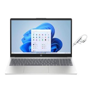 HP 15-fd1038ca 15.6" Laptop Computer (Refurbished) - Natural Silver Aluminum; Intel Core Ultra 7 155H 1.4GHz Processor; 32GB DDR5-5600 RAM; 1TB Solid State Drive; Intel Arc Graphics