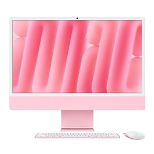 Apple iMac 24" MWUG3LL/A 24" (Late 2024) All-in-One Desktop Computer - Pink; Apple M4 8-Core CPU; 16GB Unified Memory; 256GB Solid State Drive; 8-Core GPU