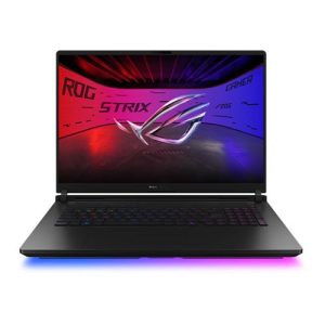 ASUS ROG Strix SCAR 18 G835LR-XS96 18" Gaming Laptop Computer - Off Black; Intel Core Ultra 9 275HX 2.7GHz Processor; NVIDIA GeForce RTX 5070 Ti 12GB GDDR7; 32GB DDR5-5600 RAM; 1TB Solid State Drive