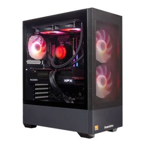 PowerSpec G729 Gaming PC; AMD Ryzen 7 7800X3D 4.2GHz Processor; AMD Radeon RX 9070 XT; 32GB DDR5-6000 RAM; 2TB Solid State Drive