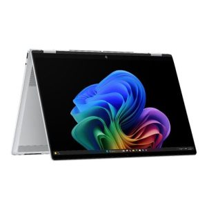 HP OmniBook 7 Flip Next Gen AI 16-au0004nr Copilot+ PC OLED 2-in-1 Laptop Computer - Glacier Silver Aluminum; Intel Core Ultra 9 288V 3.3GHz Processor; 32GB LPDDR5x-8533 Onboard RAM; 1TB Solid State Drive; Intel Arc 140V Graphics