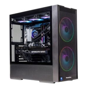 PowerSpec G457 Gaming PC; Intel Core Ultra 7 265KF 3.3GHz Processor; NVIDIA GeForce RTX 5070 Ti 16GB GDDR7; 32GB DDR5-6000 RAM; 2TB Solid State Drive
