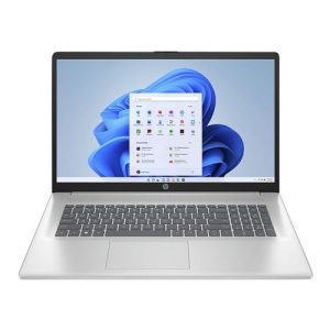 HP 17-cp3155cl 17.3" Laptop Computer (Refurbished) - Natural Silver; AMD Ryzen 5 7430U 2.3GHz Processor; 16GB DDR4-3200 RAM; 1TB Solid State Drive; AMD Radeon Graphics