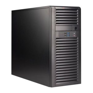 Supermicro AS-530A-BB Mini-Tower Workstation; AMD EPYC 4364P 4.5GHz Processor; 16GB DDR5-4800 ECC RAM; 512GB PCIe NVME PCIe 4.0 x4 SSD; AMD Radeon Graphics