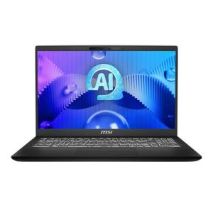 MSI Modern 15 H AI C2HMTG-223US 15.6" Laptop Computer - Classic Black; Intel Core Ultra 7 255H 1.5GHz Processor; 32GB DDR5-5600 RAM; 1TB Solid State Drive; Intel Arc Graphics