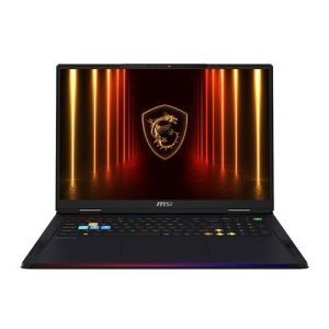 MSI Raider 18 HX AI A2XWJG-416US 18" Gaming Laptop Computer - Core Black; Intel Core Ultra 9 285HX 2.1GHz Processor; NVIDIA GeForce RTX 5090 GPU 24GB GDDR7; 64GB DDR5-6400 RAM; 2TB Solid State Drive