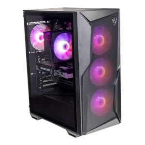 MSI Codex Z2 B8NVM-441US Gaming PC; AMD Ryzen 7 8700F 4.1GHz Processor; NVIDIA GeForce RTX 5060 Ti 8GB GDDR7; 32GB DDR5-5600 RAM; 1TB Solid State Drive