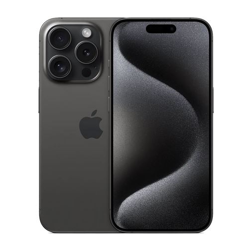 Apple iPhone 15 Pro MTQM3LL/A Unlocked 5G - Black Titanium iPhone (Renewed); GSM/CDMA; 8 GB RAM/128 GB Storage; 6.1" LTPO Super Retina XDR OLED Display; 48 Megapixel Camera