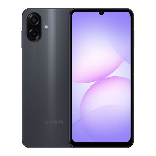 Samsung Galaxy A07 - Black Smartphone (International); GSM; 4 GB RAM/128 GB Storage; 6.7" PLS LCD Display; 50 Megapixel Camera