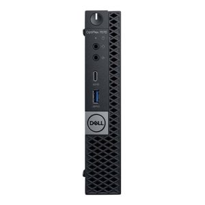 Dell OptiPlex 7070 MFF Desktop Computer (Refurbished); Intel Core i5 9th Gen 9500T 2.2GHz Processor; 16GB RAM; 256GB Solid State Drive; Intel UHD Graphics 630