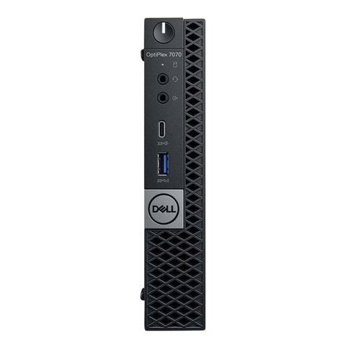 Dell OptiPlex 7070 MFF Desktop Computer (Refurbished); Intel Core i5 9th Gen 9500T 2.2GHz Processor; 16GB RAM; 256GB Solid State Drive; Intel UHD Graphics 630