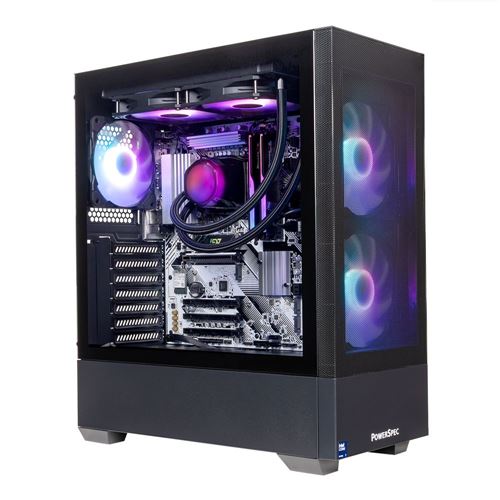 PowerSpec B761 Desktop Computer; Intel Core Ultra 7 265K 3.3GHz Processor; 32GB DDR5-6000 RAM; 1TB Solid State Drive; Intel UHD Graphics 770