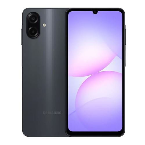 Samsung Galaxy A07 - Black Smartphone (International); GSM; 4 GB RAM/64 GB Storage; 6.7" PLS LCD Display; 50 Megapixel Camera