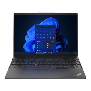 Lenovo ThinkPad E16 Gen 2 16" Laptop Computer - Graphite Black; Intel Core Ultra 7 155U 1.7GHz Processor; 16GB DDR5-5600 RAM; 512GB Solid State Drive; Intel Graphics
