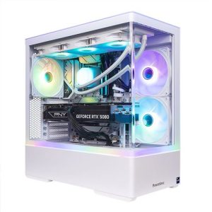 PowerSpec G486 Gaming PC; Intel Core i9 14900KF 2.4GHz Processor; NVIDIA GeForce RTX 5080 16GB GDDR7; 64GB DDR5-6000 RAM; 2TB Solid State Drive