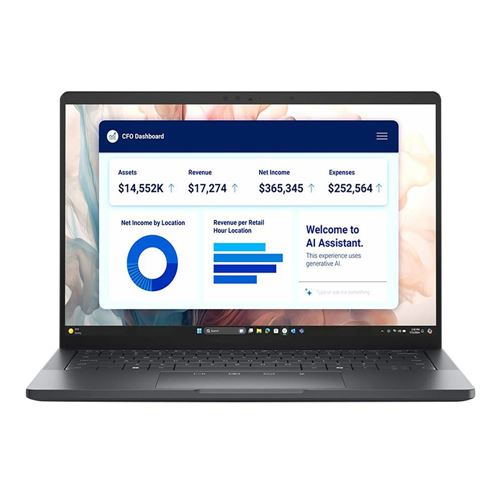 Dell Pro 13 Premium PA13250 13.3" Intel Evo Platform Laptop Computer; Intel Core Ultra 7 268V 2.2GHz Processor; 32GB LPDDR5X-8533 Onboard RAM; 512GB Solid State Drive; Intel Arc 140V Graphics