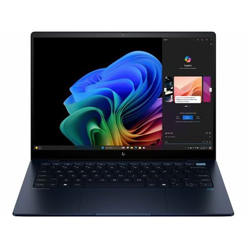 HP EliteBook Ultra G1q Copilot+ PC 14" Laptop Computer - Atmosphere Blue; Snapdragon X Elite (12-Core) Processor; 16GB LPDDR5x-8400 Onboard RAM; 512GB Solid State Drive; Qualcomm Adreno Graphics
