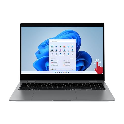 Samsung Galaxy Book5 Pro 360 NP960QHA-KG1US 16" 2-in-1 Laptop Computer - Gray; Intel Core Ultra 7 256V 2.2GHz Processor; 16GB LPDDR5X RAM; 1TB Solid State Drive; Intel Arc Graphics