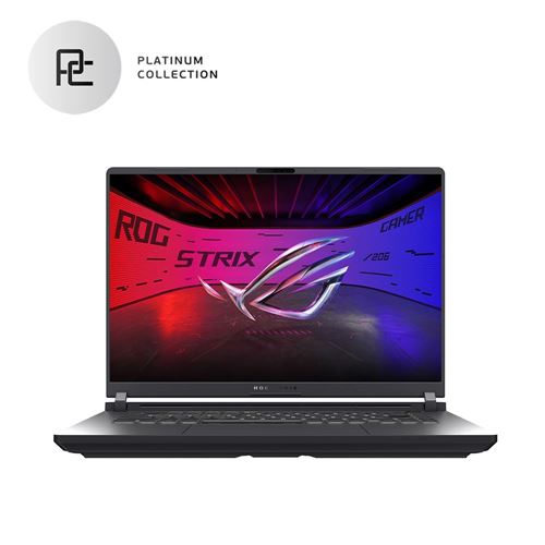 ASUS ROG Strix G16 G615LP-MS96 16" Gaming Laptop Computer Platinum Collection - Eclipse Gray; Intel Core Ultra 9 275HX 2.7GHz Processor; NVIDIA GeForce RTX 5070 8GB GDDR7; 32GB DDR5-5600 RAM; 1TB Solid State Drive
