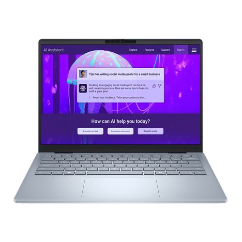Dell 14 Plus DB14250 14" Laptop Computer - Ice Blue; Intel Core Ultra 9 288V 3.3GHz Processor; 32GB LPDDR5X-8533 Onboard RAM; 1TB Solid State Drive; Intel Arc Graphics
