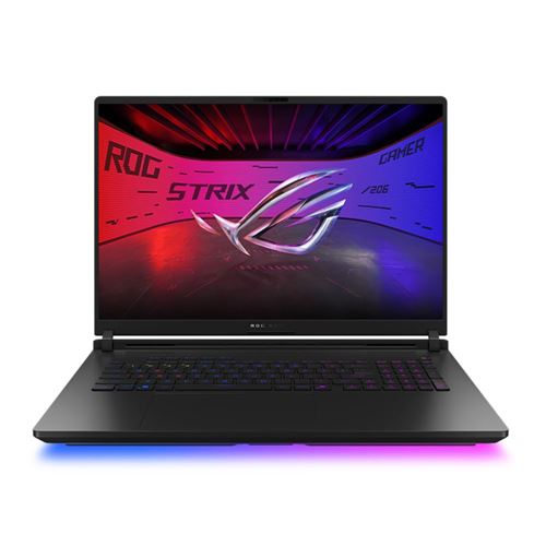 ASUS ROG Strix SCAR 18 G835LW-XS97 18" Gaming Laptop Computer - Off Black; Intel Core Ultra 9 275HX 2.1GHz Processor; NVIDIA GeForce RTX 5080 16GB GDDR7; 32GB DDR5-5600 RAM; 2TB Solid State Drive