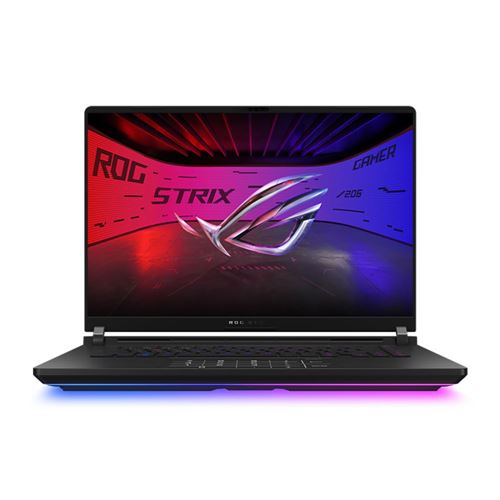 ASUS ROG Strix SCAR 16 G635LW-XS97 16" Gaming Laptop Computer - Off Black; Intel Core Ultra 9 275HX 2.1GHz Processor; NVIDIA GeForce RTX 5080 16GB GDDR7; 32GB DDR5-5600 RAM; 2TB Solid State Drive