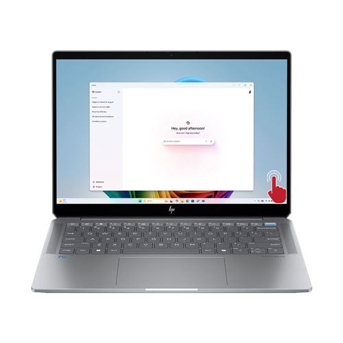 HP OmniBook Ultra 14-fd0013dx 14" Laptop Computer (Refurbished) - Meteor Silver Aluminum; AMD Ryzen AI 9 365 2.0GHz Processor; 32GB LPDDR5X-7500 Onboard RAM; 1TB Solid State Drive; AMD Radeon Graphics