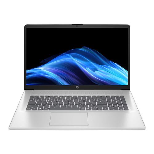 HP 17-cp2025dx 17.3" Laptop Computer (Refurbished) - Natural Silver; AMD Ryzen 5 7520U 2.8GHz Processor; 8GB LPDDR5-5500 Onboard RAM; 512GB Solid State Drive; AMD Radeon Graphics