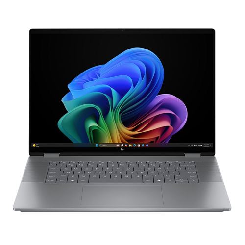 HP OmniBook X Flip Next Gen AI Copilot+ PC 16-ar0013dx 16" 2-in-1 Laptop Computer (Refurbished) - Meteor Silver Aluminum; AMD Ryzen AI 5 340 2.0GHz Processor; 16GB LPDDR5x-7500 Onboard RAM; 512GB Solid State Drive; AMD Radeon 840M Graphics - 3 Year HP care pack warranty with Damage Protection
