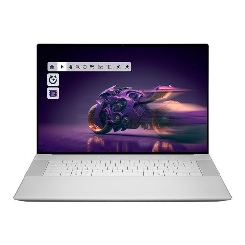 Dell XPS 16 DA16250 16.3" Laptop Computer - Platinum; Intel Core Ultra 7 255H 1.5GHz Processor; NVIDIA GeForce RTX 5050 8GB GDDR7; 32GB LPDDR5x-7467 RAM; 1TB Solid State Drive