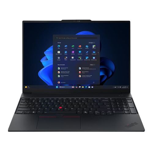 Lenovo ThinkPad E16 Gen 3 16" Laptop Computer - Eclipse Black; Intel Core Ultra 7 255H 1.5GHz Processor; 32GB RAM; 1TB Solid State Drive; Intel Arc 140T Graphics