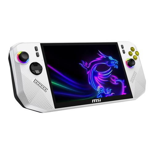 MSI Claw A8 BZ2EM-070US Handheld Portable Gaming; AMD Ryzen Z2 Extreme 2.0GHz Processor; 24GB LPDDR5x-8000 RAM; 1TB Solid State Drive; AMD Radeon 890M Graphics