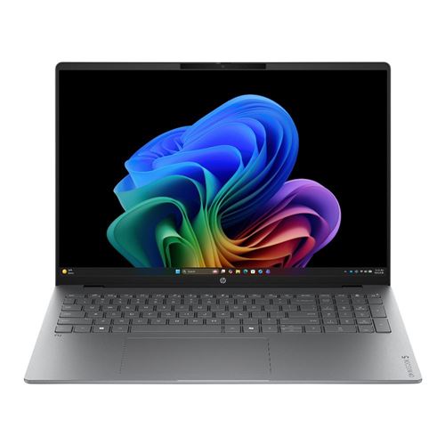 HP OmniBook 5 Next Gen AI 16-bm0107nr OLED 16" Laptop Computer - Meteor Silver Aluminum; Intel Core Ultra 7 355 1.7GHz Processor; 16GB LPDDR5x-6800 Onboard RAM; 1TB Solid State Drive; Intel Graphics