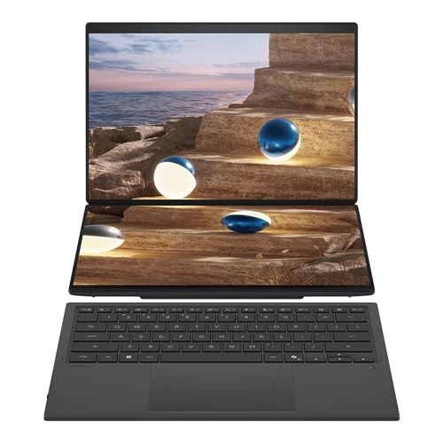 ASUS Zenbook Duo UX8407AA-MSX9T 14" Laptop Computer - Moher Gray; Intel Core Ultra X9 388H 1.6GHz Processor; 32GB LPDDR5X-8533 Onboard RAM; 1TB Solid State Drive; Intel Arc B390 Graphics