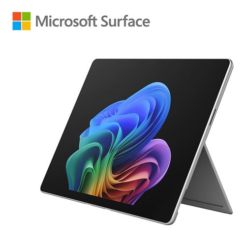 Microsoft Surface Pro (12th Edition) 13" 2-in-1 Laptop Computer - Platinum; Snapdragon X2 Plus Processor; 16GB RAM; 512GB Solid State Drive; Qualcomm Adreno GPU