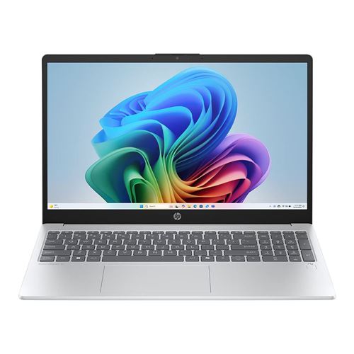 HP OmniBook 3 Next Gen AI 15-fn0505nr 15.6" Laptop Computer (Refurbished) - Glacier Silver; AMD Ryzen AI 5 340 2.0GHz Processor; 16GB DDR5-5600 RAM; 512GB Solid State Drive; AMD Radeon 840M Graphics