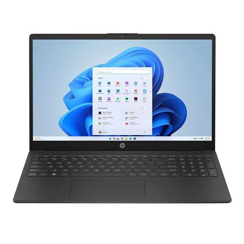 HP 15-fd1018ca 15.6" Laptop Computer (Refurbished) - Jet Black; Intel Core 7 150U 1.2GHz Processor; 16GB DDR4-3200 RAM; 512GB Solid State Drive; Intel Graphics