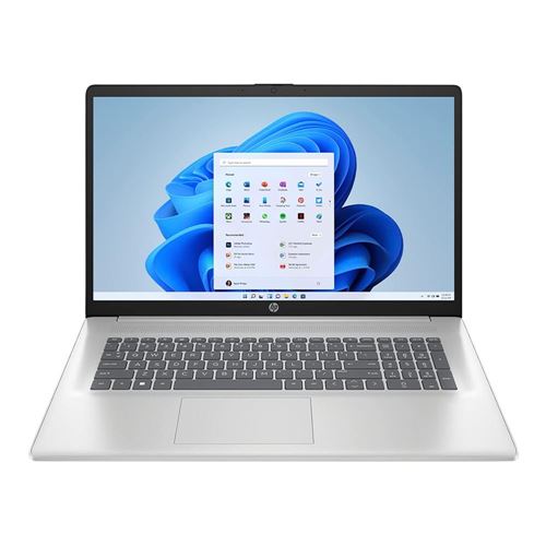 HP 17-cn3013ca 17.3" Laptop Computer (Refurbished) - Natural Silver; Intel Core 5 120U 0.9GHz Processor; 16GB DDR4-3200 RAM; 1TB Solid State Drive; Intel Iris Xe Graphics