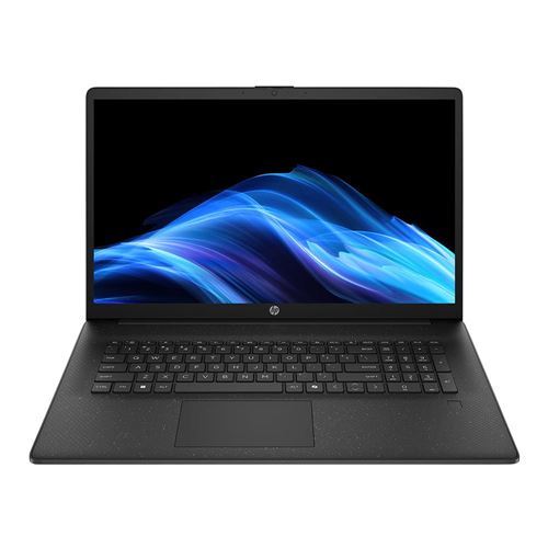 HP 17-cn3057nr 17.3" Laptop Computer (Refurbished) - Jet Black; Intel Core 5 120U 0.9GHz Processor; 8GB DDR4-3200 RAM; 256GB Solid State Drive; Intel Graphics