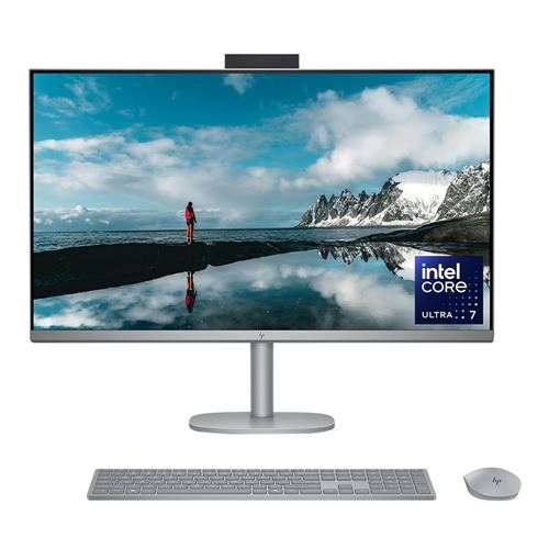 HP OmniStudio X Next Gen AI 32-c1010 Copilot+ PC 31.5" All-in-One Desktop Computer; 31.5" 4K UHD IPS Three-Sided Micro-Edge Anti-Glare Display; Intel Core Ultra 7 256V (2.2GHz) Processor; 16GB LPDDR5x-8533 Onboard RAM; 2TB Solid State Drive