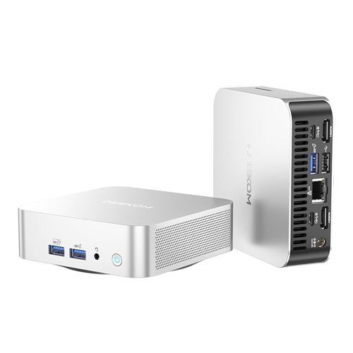 GEEKOM A6 Mini PC; AMD Ryzen 7 6800H 3.2GHz Processor; 32GB DDR5-4800 RAM; 1TB Solid State Drive; AMD Radeon 680M Graphics