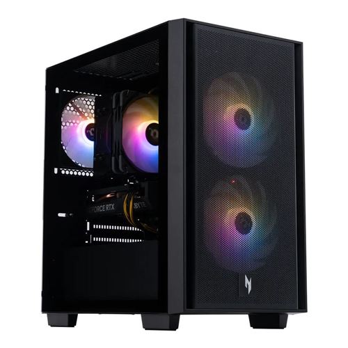 Acer Nitro 60 N60-640-UR21 Desktop Computer; Intel Core i5 14th Gen 14400F 1.8GHz Processor; NVIDIA GeForce RTX 5060 8GB GDDR7; 16GB DDR5 RAM; 1TB Solid State Drive