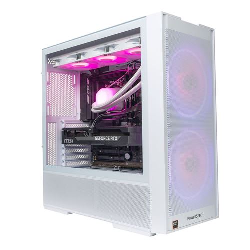 PowerSpec G762 Gaming PC; AMD Ryzen 7 9850X3D 4.7GHz Processor; NVIDIA GeForce RTX 5080 16GB GDDR7; 64GB DDR5-6000 RAM; 2TB Solid State Drive