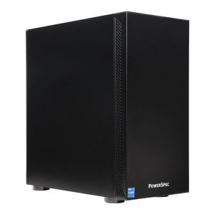 PowerSpec B690 Desktop Computer; Intel Core i5 14th Gen 14400 1.8GHz Processor; 16GB DDR4-2666 RAM; 500GB Solid State Drive; Intel UHD Graphics 730